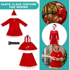 Costume De Noël Femme Velours
