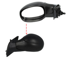 Rétroviseur extérieur à manuel pour Citroen C3 (FC) 2002-2010 GAUCHE