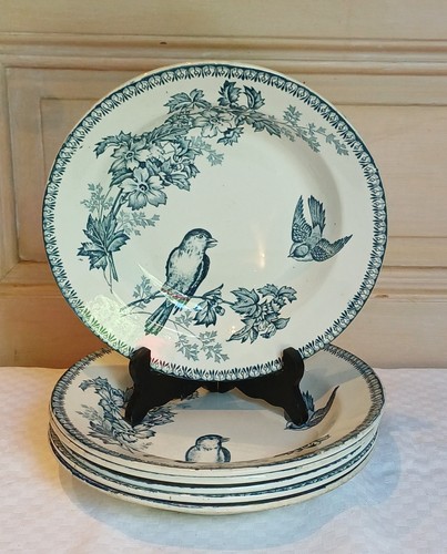 Anciennes assiettes creuses - 6,