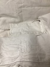 LOT DE 5 DRAPS ANCIEN DRAPS VINTAGE COTON LIN BRODÉES ET NON( LTDRAF26/07/23 L)