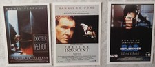 3 MINI FICHES CINE/FILMS