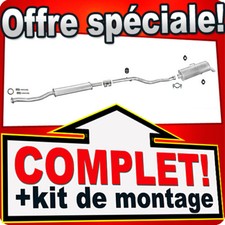Ligne pot d'échappement pour