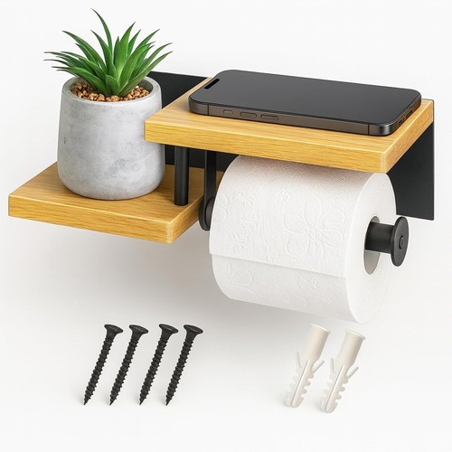Porte papier toilette mural - porte,