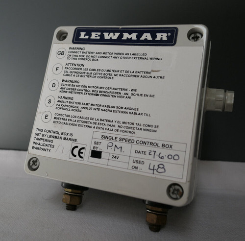 Single speed control box - single,