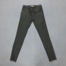 Pantalon Skinny Effet Cuir Burberry Brit Femme S Noir Coton Polyester Zip