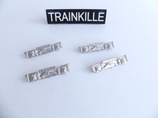 KIT METAL BLANC FLANC DE BOGIE POUR LOCOMOTIVE TYPE BB OU TENDER