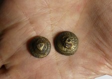 Objet gallo romain . Tête de clou ou applique 