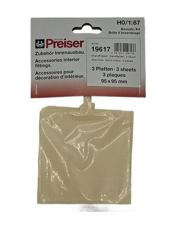 Preiser 19617 carrelage - preiser, mural