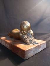 ancien presse papier statue