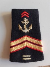 épaulette 1 fourreau d'épaule  militaire Marine 