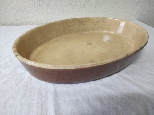 Ancien grand plat - plat, en