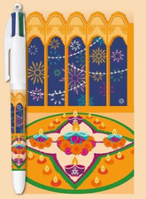 BIC STYLO 4 COULEURS COLLECTOR - EDITION DIWALI - FETE DES LUMIERES INDE