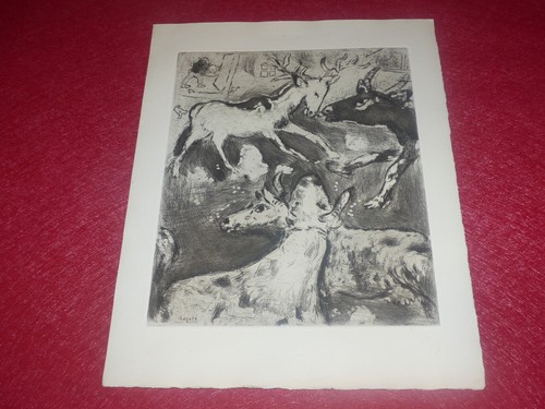 Chagall gravure originale - gravure,