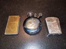 3 Biquet Ancien 14-18 Guerre Zippo Cigarette Soldat