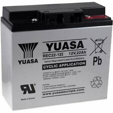 Batterie cyclique plomb étanche rechargeable YUASA REC22-12 12V 22AH 181X76X167