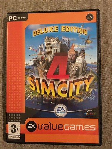 Rom sim city - cd-rom, deluxe