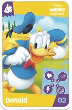 CARTE DISNEY PIXAR. JOUONS REVONS. AUCHAN 2024. MICKEY ET SES AMIS. DONALD N° 03