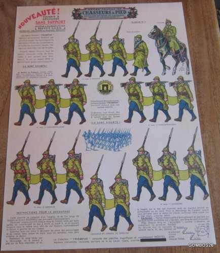 Planche soldats decouper - soldats, a