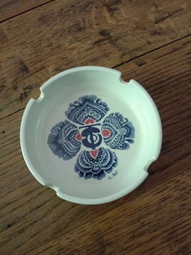Cendrier vintage sarreguemines - cendrier,