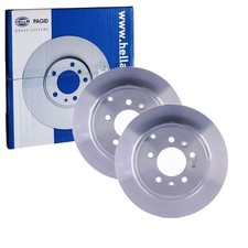 2X HELLA PAGID DISQUES DE FREIN Ø290Mm ARRIÈRE Compatible Avec PEUGEOT 607 50369