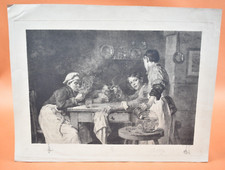 Gravure XXème - Scène de