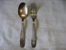 Set de couvert art déco en argenterie des année 1930 2 poinçons à identifier