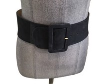 Superbe Ceinture Daim Noir