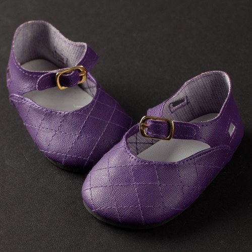 Chaussure violet 98mm poupée - violet,