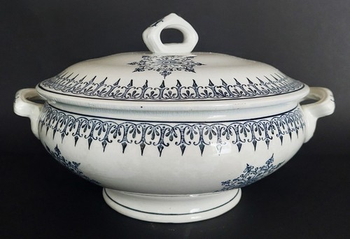 Soupière ancienne faïence