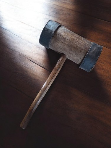 Maillet tonnelier ancien - tonnelier,