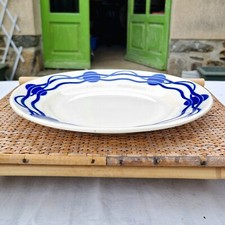 Grand plat rond ancien en