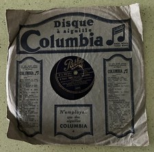 Disque 78 tours Pathé Avant