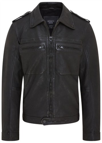 Homme classique noir - noir, cuir