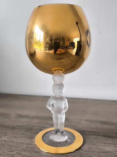 Verre doré cristal de - en,