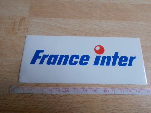 Autocollant radio france inter - autocollant,