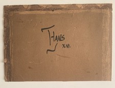 Tableau ancien encre spider