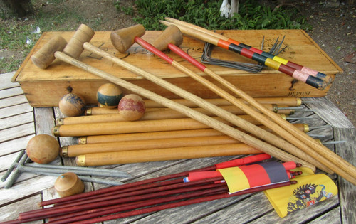 Ancien jeu croquet aux - ancien,
