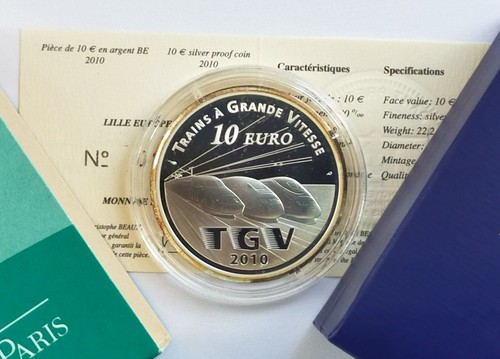 Coffret euro tgv - 10, de