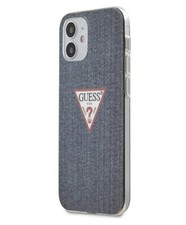 Guess Hardcase Denim Bleu Foncé Pour IPhone 12 Mini 5,4"