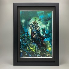 Art Encadré D'Arkon Eldar Noir Drukhari Guerrier Kabalite Warhammer 40,000 40K