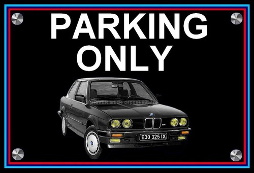 Plaque parking only - ",