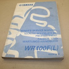 MANUEL REVUE TECHNIQUE D ATELIER YAMAHA WR 400 F 1999 WR400F SERVICE MANUAL 5GS