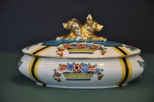 Ancienne boîte à Bijoux en Porcelaine de Limoges - Art Déco