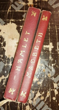LOT DE 2 LIVRES HAMLET & MACBETH SHAKESPEARE DENT VERS 1900 IN16 CARTONNAGE