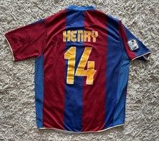 Maillot Nike FC Barcelone Thierry Henry 14 Saison 2007 - 2008 M Junior 12-14 Ans