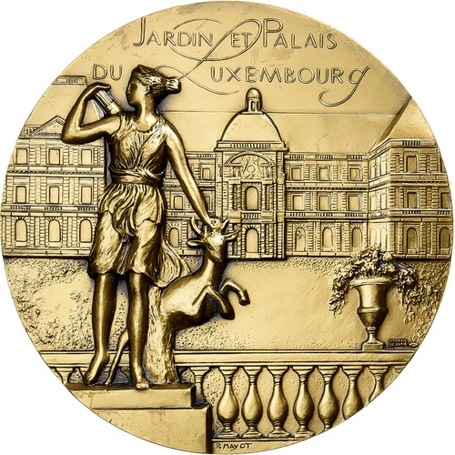France médaille jardins - france,, et