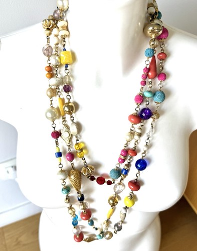 Chanel grand sautoir collier - chanel,