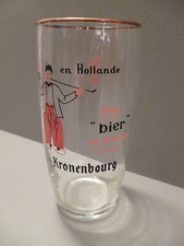 Verre a bière ancien "KRONENBOURG" série des nations :hollande