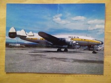 WIEN  ALSKA   N7777G   CONSTELLATION L-749    CARTE POSTALE
