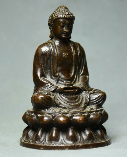 Old tibet bronze sit - 3.5'',
